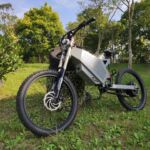 SS60 China new model 72V 5000W 35AH enduro bike with 26 inch tires full suspension