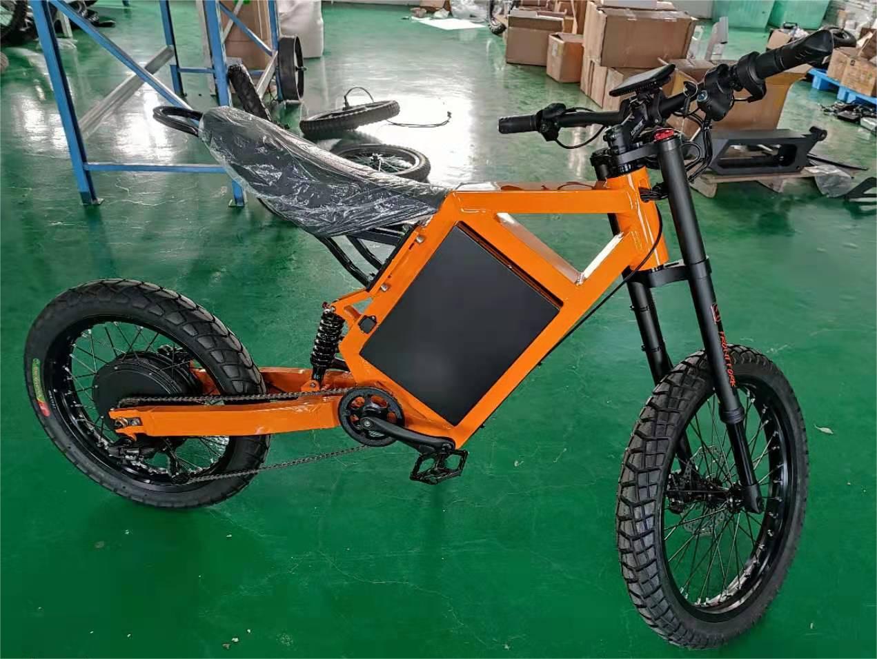 Urban Recreational E-bike 72V 26Ah Electric Multi-Purpose Bicycle 3000W Off-Road Bike