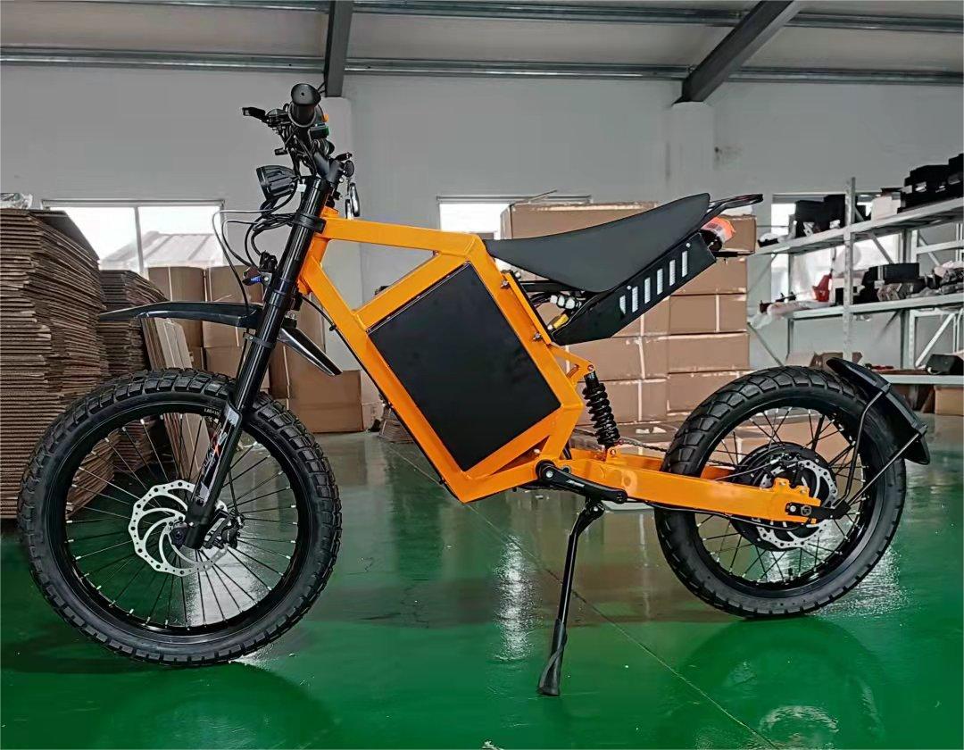 Urban Recreational E-bike 72V 26Ah Electric Multi-Purpose Bicycle 3000W Off-Road Bike