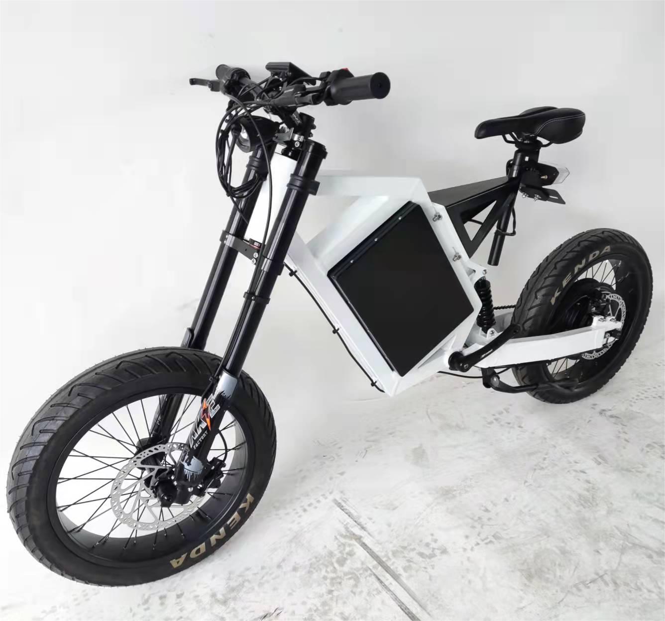 Powerful Adult 3000W Electric Bike 72V Enduro Bicycle 26AH Mountain Ebike